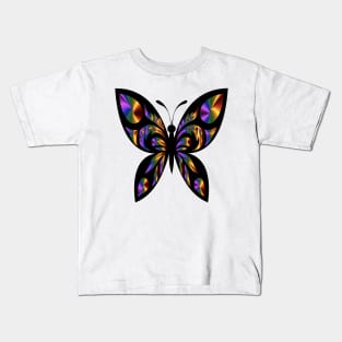 Metalic Butterfly Kids T-Shirt